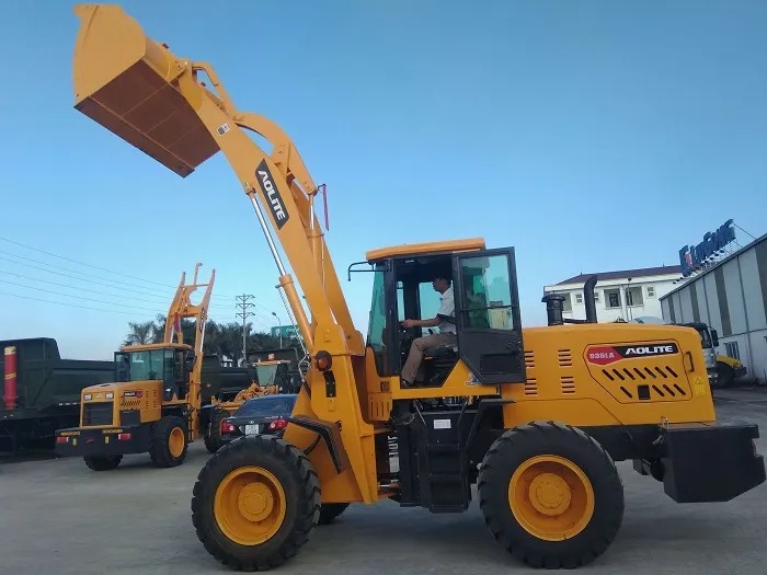 Xúc lật cần dài chuyên nông sản LAIGONG WL930LA gầu 2 khối